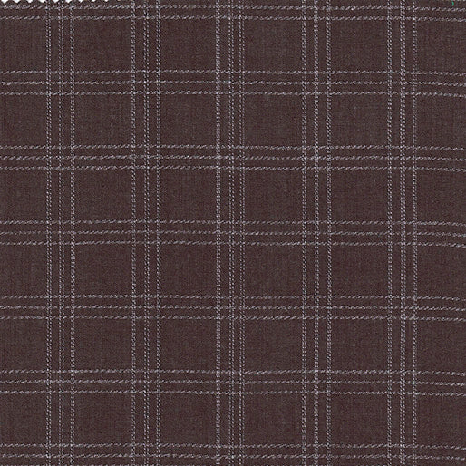 TFHST0.23 Black Windowpane Plaid Premium Yarn Dyes
