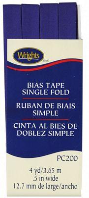 Single Fold Bias Tape Yale Blue