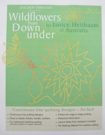 Wildflowers from Down Under - Continuous Line Quilting Designs