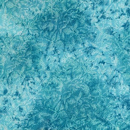 CM0376-Mosa Fairy Frost Mosaic Teal (silver metallic glitter)