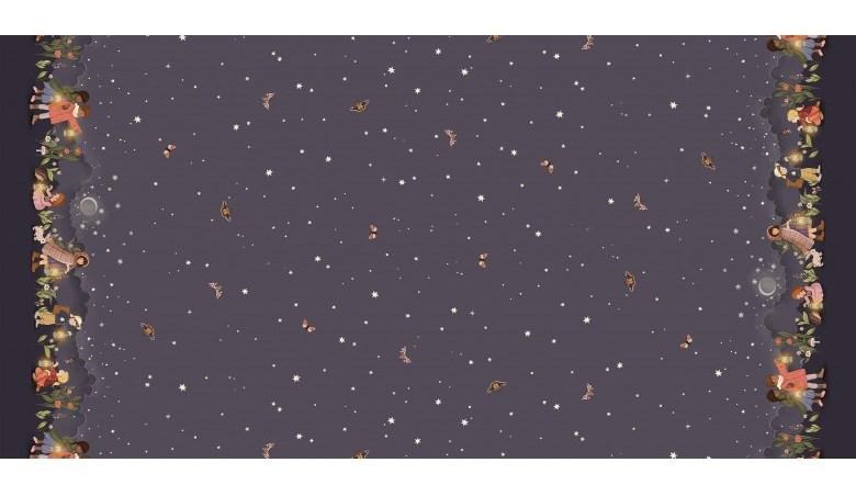 DDC12370-Grph Nocturnal Garden Border - Nocturnal Garden