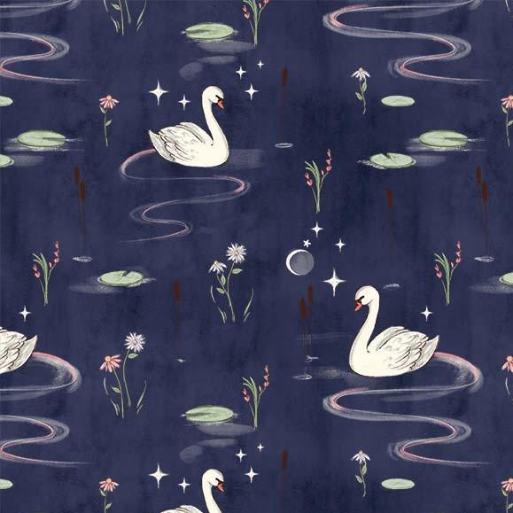 12596-Midnight Swans - Swan Lake