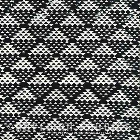 115.163 Zebra Triangles Hand Dyed Batik