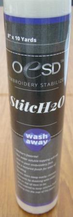 OESD StitcH2O Wash Away Embroidery Stabilizer 8" x 10 yards