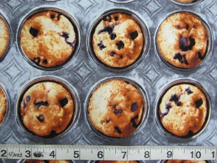 5364.99 Blueberry Muffins in Silver Baking Tin