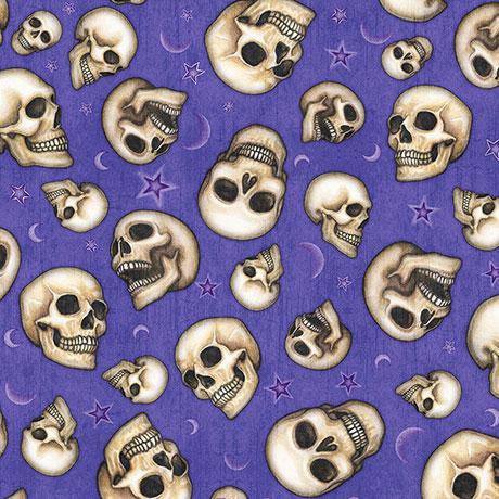26613V Purple Skulls Spellbound