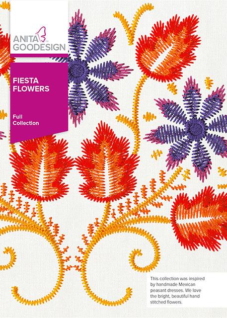288AGHD Fiesta Flowers Embroidery Collection