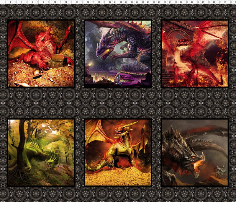 2DRG1 Small Dragon Panel - Dragons