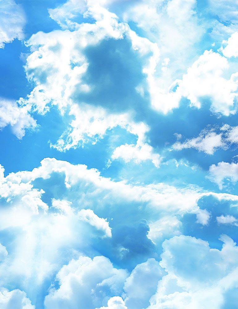 C8463 Blue Clouds in Sky