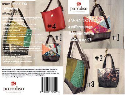 The 4 Way Tote/Handbag Pattern