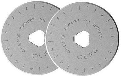Olfa 45mm Replacement Rotary Blade 2/pk