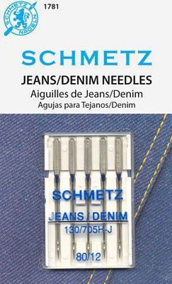 Schmetz Jeans/Denim 5-pk Size 80/12