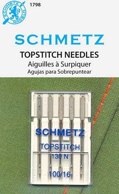 Schmetz Topstitch 5pk Size 100/16