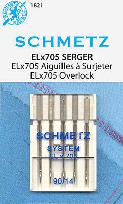Schmetz Serger ELX705 5-pk Size 90/14