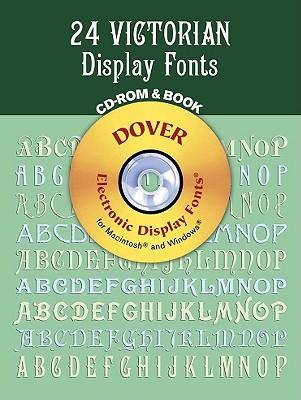 24 Victorian Display Fonts CD-rom & Book