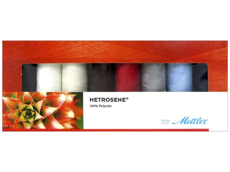 Mettler Metrosene Polyester Sewing  Thread Set (8 Spool)