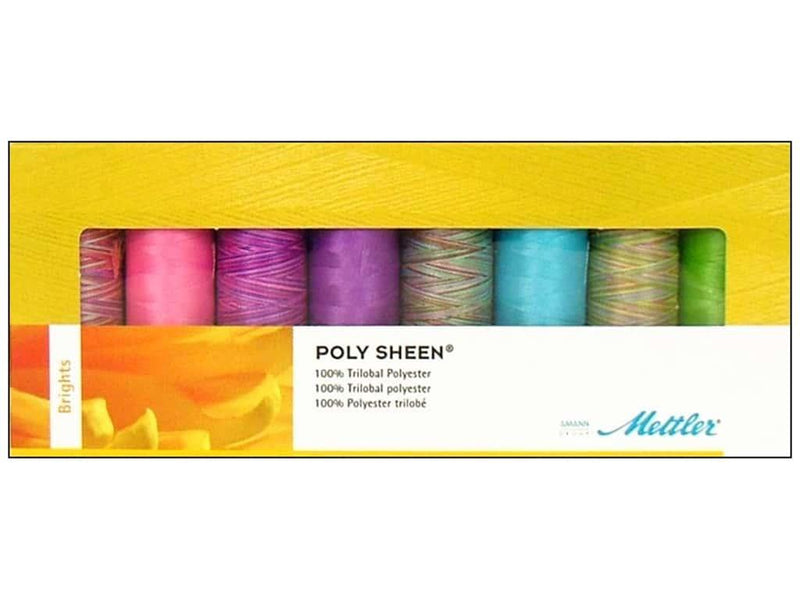 Mettler PolySheen Thread Set Brights (8 Spool)