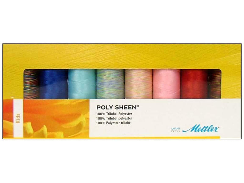 Mettler PolySheen Thread Set Kids (8 Spool)