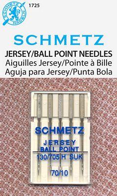 Schmetz Jersey/Ballpoint 5-pk Size 70/10